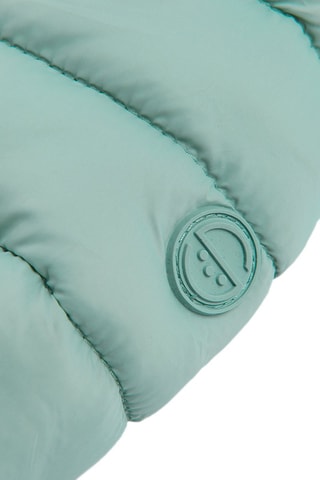 Gewatteerde Jas met Capuchon - Turquoise