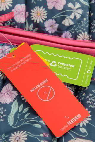 Gewatteerde Jas met Capuchon - Marineblauw