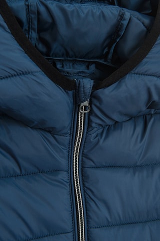 Gewatteerde Jas met Capuchon - Marineblauw