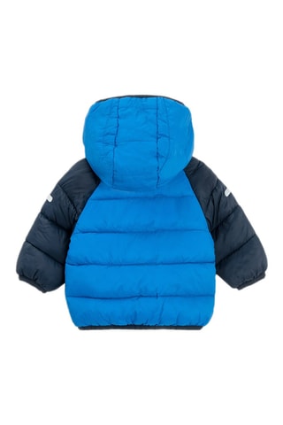 Gewatteerde Jas met Capuchon - Blauw