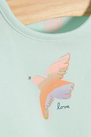 2 Rompertjes - zeegroen en ecru