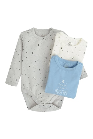 3 Rompertjes - Grijs