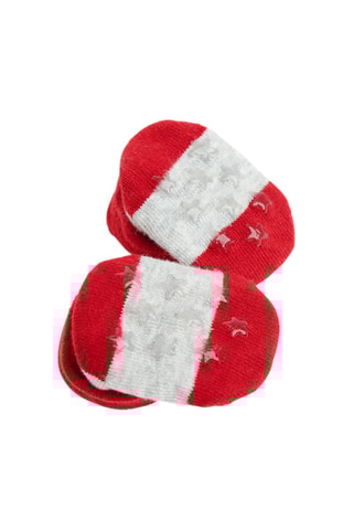 Chaussettes antidérapantes - Gris chiné