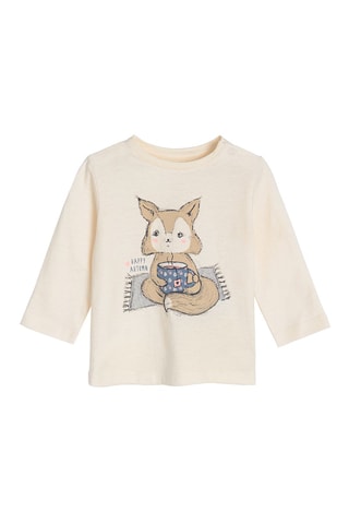 T-shirt - Ivoorkleurig