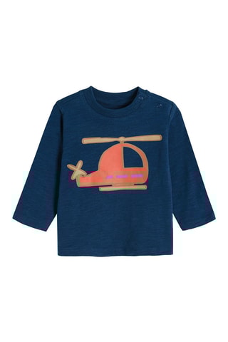 T-shirt - Gemêleerd Marineblauw