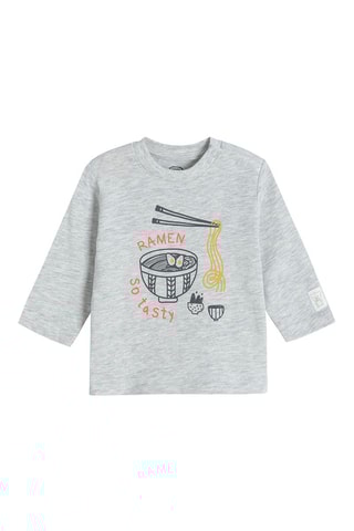 T-shirt Gemêleerd Grijs