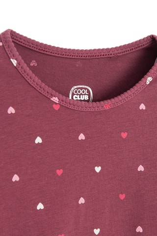 T-shirt - Bordeauxrood