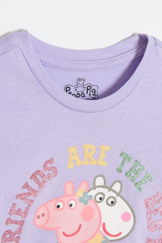 T-shirt Pepa Pig - Paars