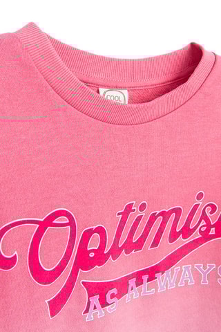 Sweater Dip and Dye - Roze en Hemelsblauw