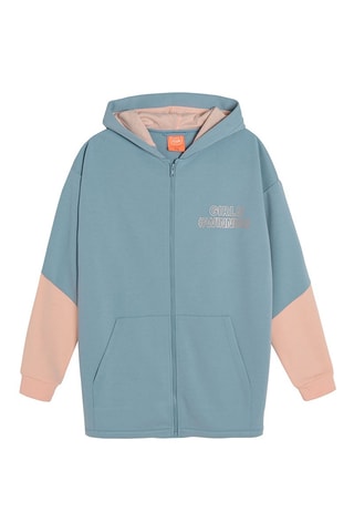 Sweater met Capuchon - Lichtblauw