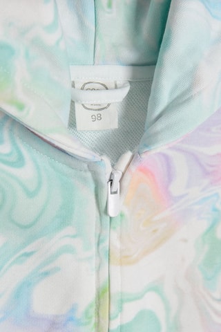 Sweater met Tie and Dye Effect - Lichtgroen en Wit