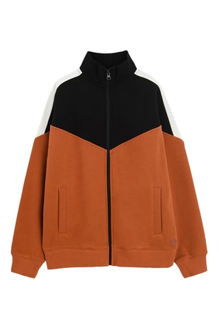 Sweater - Oranje en Zwart