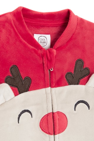 Velours Kruippakje - Rood