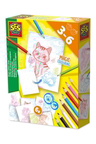 Cartes de couleurs magiques - Dès 3 ans