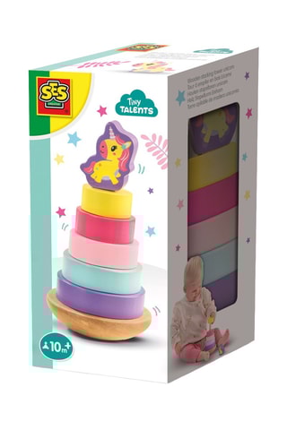 Tour à empiler en bois - 7 pièces - Dès 10 mois