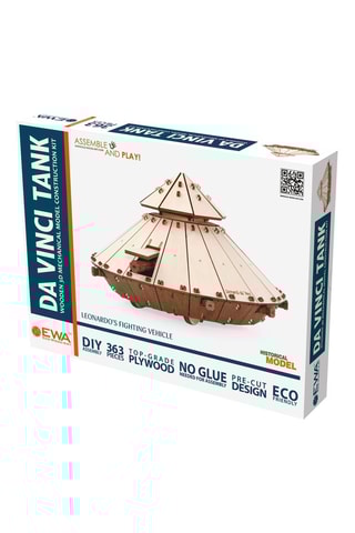 Puzzle 3D Tank Leonard de Vinci en bois - 363 pièces - Dès 14 ans