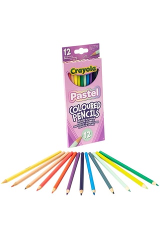 12 crayons de couleur pastel - Dès 3 ans