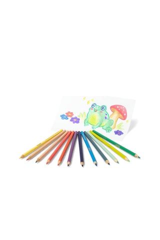 12 crayons de couleur pastel - Dès 3 ans