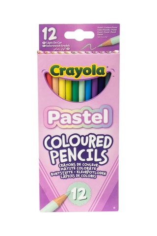 12 crayons de couleur pastel - Dès 3 ans