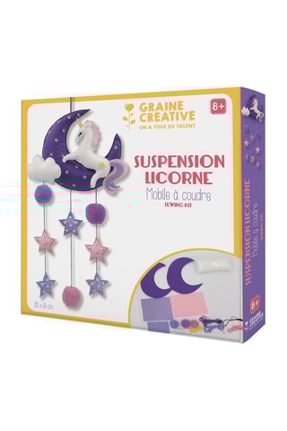 Kit mobile à coudre suspension licorne - 5 pièces - Dès 8 ans