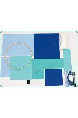 Kit mobile à coudre suspension monde marin - 5 pièces - Dès 8 ans