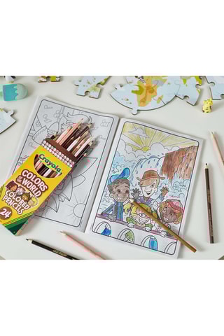 24 crayons de couleur - Dès 3 ans