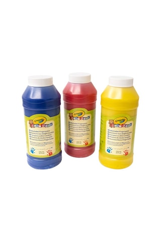3 tubes de peinture aux doigts lavable - Dès 2 ans