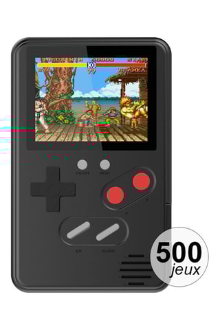 Console émulateur TechKidz - 500 jeux - Slim