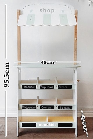 Étal de marché TechKidz - En bois - Avec chariot