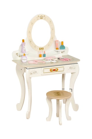 Coiffeuse TechKidz - En bois - Avec tabouret et accessoires