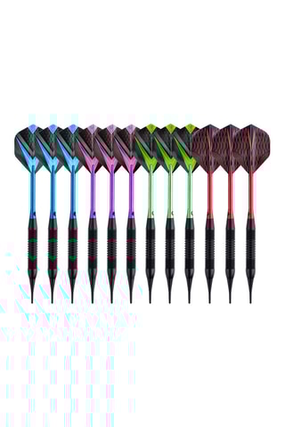 12 Fléchettes De Faugères - Pointe plastique - 19 gr