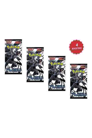 Pokémon - 4 Boosters - Black Bolt - Version Japonaise