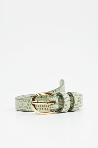 Ceinture en cuir Hedgar - Vert