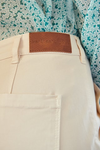 Pantalon en coton biologique - 
Beige