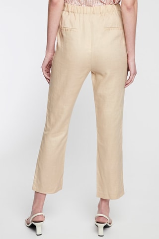 Pantalon en lin - 
Beige
