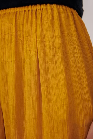 Pantalon palazzo - 
Moutarde