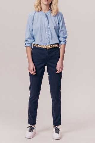 Chino Passiflore - Bleu marine