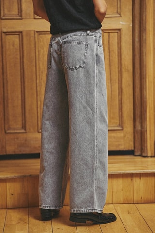 Jeans hoge taille Pervine - Grijs