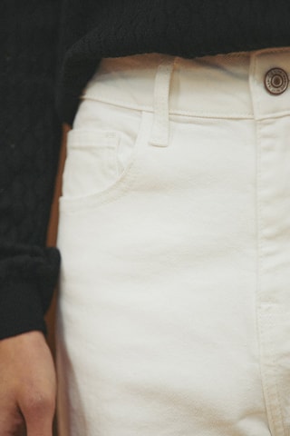 Jean droit Plume - Blanc