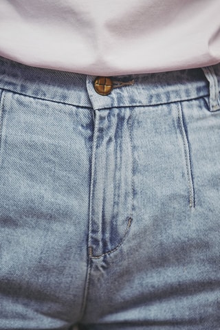 Jean droit Palmire - Bleu