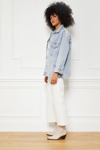 Veste en jean Valentina - Ciel