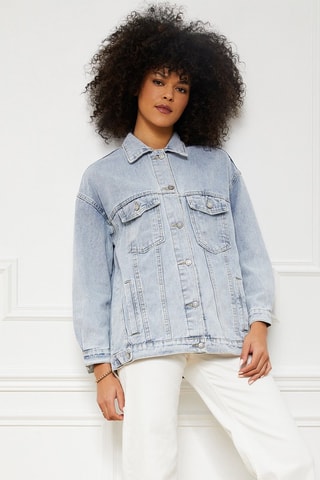 Veste en jean Valentina - Ciel