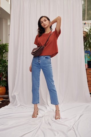 Top Thibor - Rouge brique