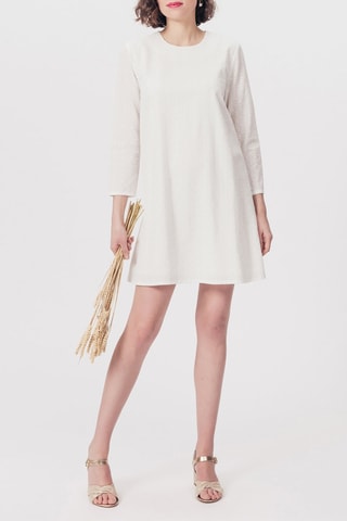 Robe trapèze Roucoule Ivoire