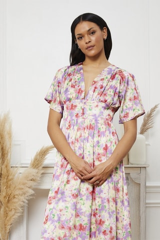 Robe midi Reva - Blanc