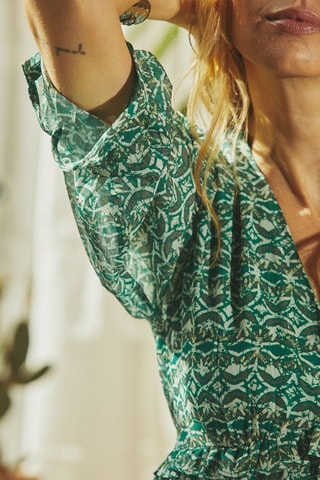 Robe longue Rive - Vert