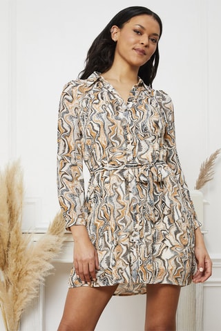 Robe chemise Rana - Blanc