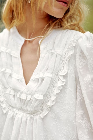 Robe patineuse Roberta - Blanc