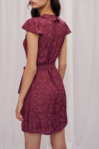 Robe portefeuille - 
Prune