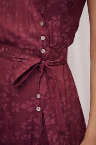 Robe portefeuille - 
Prune